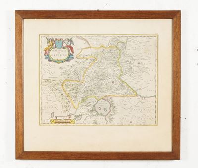 Willelm Blaeu (1571-1638) Territorio di Orvieto, Secolo XVII