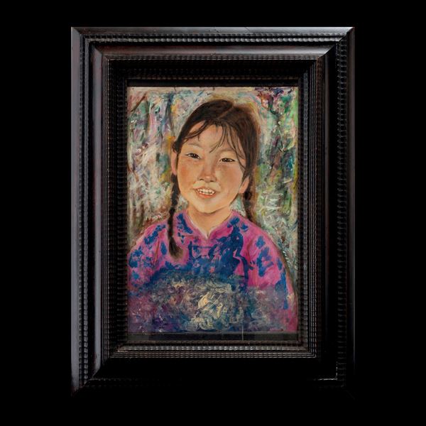 Anonimo asiatico, inizi XX secolo Volto di fanciulla