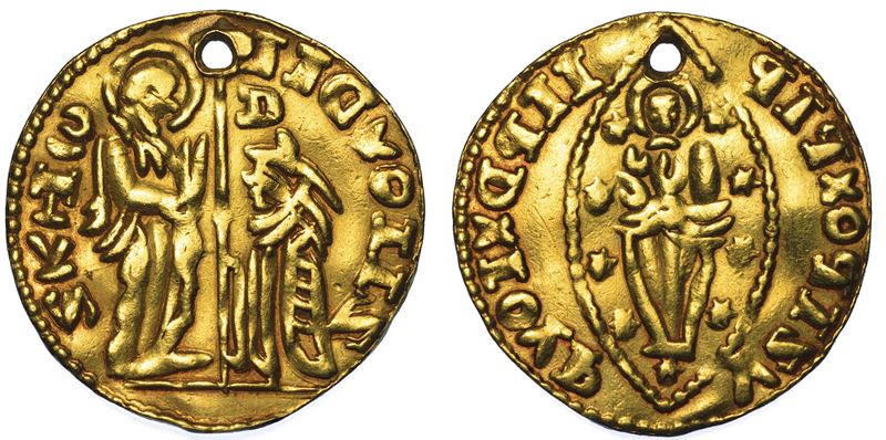 ZECCA INCERTA (INDIA?). Imitazione orientale dello zecchino.  - Asta Numismatica - Cambi Casa d'Aste