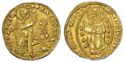 Chios. Dominazione Genovese (la Maona). Dogi Anonimi, 1347-1415. Imitazione Orientale del Ducato ...