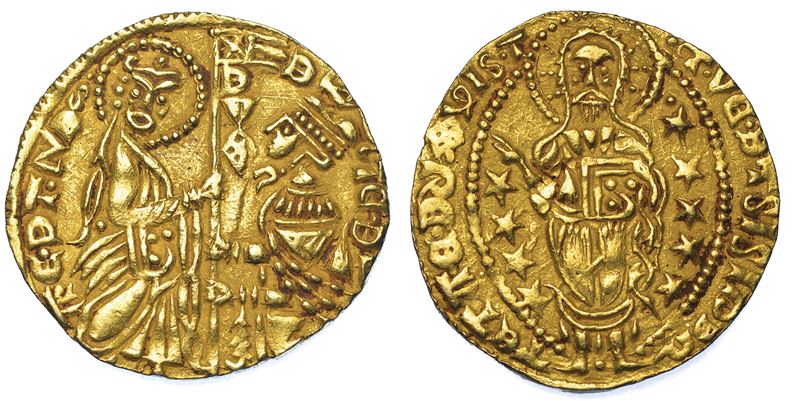 BEILICATI TURCHI D'ANATOLIA - DOMINAZIONE OTTOMANA DELL'ASIA MINORE (XIV-XX sec.) Imitazione orientale del ducato veneziano.  - Asta Numismatica - Cambi Casa d'Aste