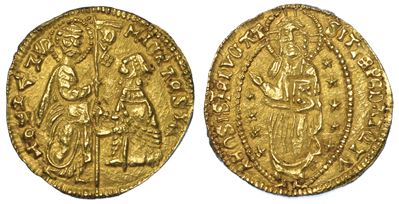 Chios. Dominazione Genovese (la Maona). Dogi Anonimi, 1347-1415. Imitazione Orientale del Ducato ...