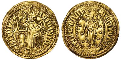 Bulgaria (?). Signoria Incerta Attorno al 1400. Imitazione Orientale del Ducato Veneziano.