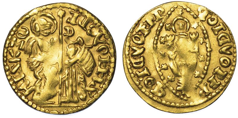 ZECCA INCERTA (INDIA?). Imitazione orientale del ducato veneziano.  - Auction Numismatics - Cambi Casa d'Aste