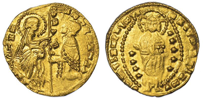 BEILICATI TURCHI D'ANATOLIA - DOMINAZIONE OTTOMANA DELL'ASIA MINORE (XIV-XX sec.). SIGNORIA INCERTA ATTORNO AL XV SECOLO. Imitazione orientale del ducato veneziano.  - Auction Numismatics - Cambi Casa d'Aste