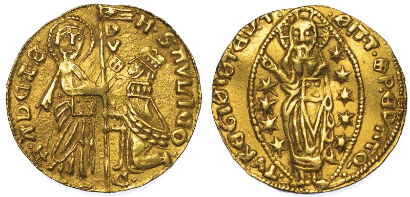 CRIMEA. CEMBALO - GOZIA. H. (Hieronymus?) Sauli (1436). Imitazione genovese del ducato veneziano.  - Auction Numismatics - Cambi Casa d'Aste