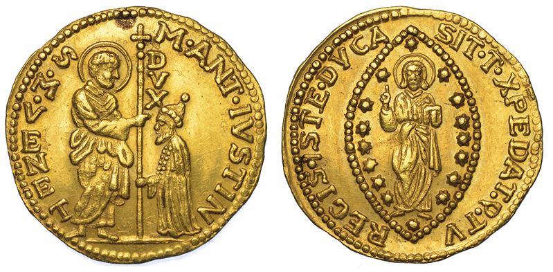 LEVANTE Imitazione orientale del ducato di Marcantonio Giustinian, 1684-1688.  - Auction Numismatics - Cambi Casa d'Aste