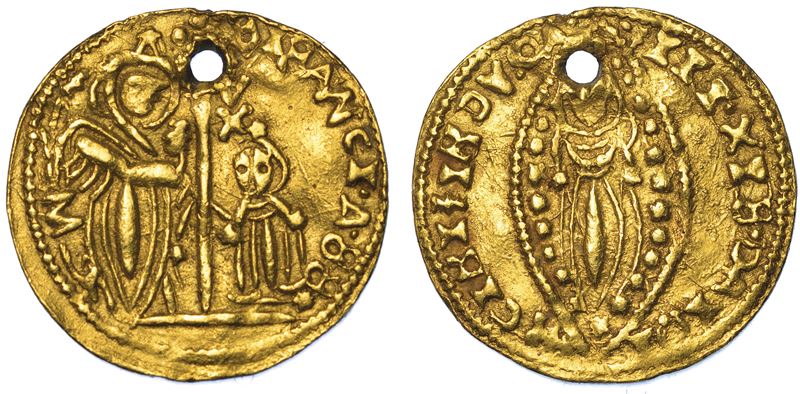 ZECCA INCERTA (INDIA?) Imitazione orientale del ducato veneziano.  - Asta Numismatica - Cambi Casa d'Aste