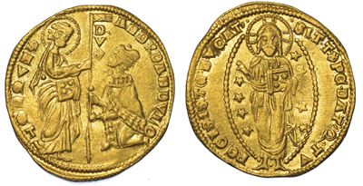 Chiarenza. Roberto D'angiò Principe di Acaia, 1346-1364. Imitazione Orientale del Ducato Venezian...