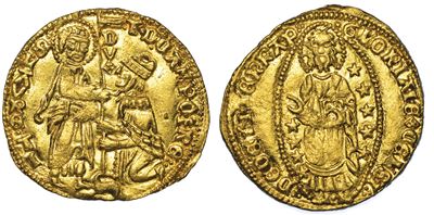 Chios. Dominazione Genovese (la Maona). Tommaso di Campofregoso, 1436-1443. Imitazione Orientale ...