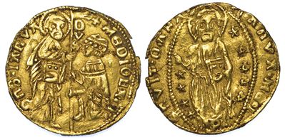 Caffa. Filippo Maria Visconti (duca di Milano e Doge di Genova), 1421-1436. Imitazione Orientale ...