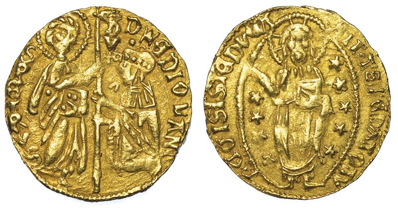 CHIOS. FILIPPO MARIA VISCONTI, 1421-1435. Imitazione orientale del ducato veneziano.  - Auction Numismatics - Cambi Casa d'Aste