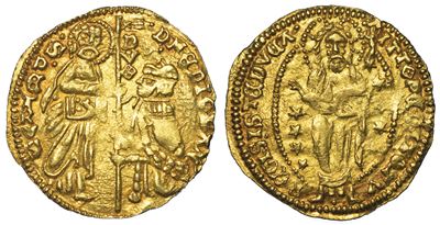 Chios. Filippo Maria Visconti, 1421-1435. Imitazione Orientale del Ducato Veneziano.
