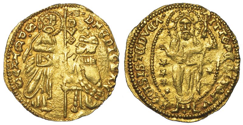 CHIOS. FILIPPO MARIA VISCONTI, 1421-1435. Imitazione orientale del ducato veneziano.  - Auction Numismatics - Cambi Casa d'Aste