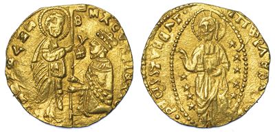 Chios. Dominazione Genovese (la Maona). Dogi Anonimi, 1347-1415. Imitazione Orientale del Ducato ...
