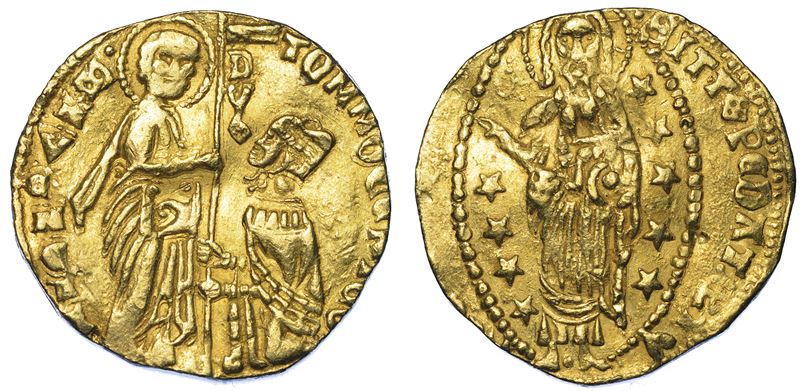 CHIOS. DOMINAZIONE GENOVESE (LA MAONA). DOGI ANONIMI, 1347-1415. Imitazione orientale del ducato veneziano di Tommaso Mocenigo, 1414-1423.  - Auction Numismatics - Cambi Casa d'Aste