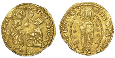 Chios. Dominazione Genovese (la Maona). Dogi Anonimi, 1347-1415. Imitazione Orientale del Ducato ...