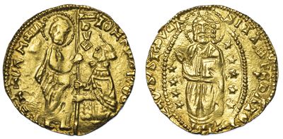 Chios. Dominazione Genovese (la Maona). Dogi Anonimi, 1347-1415. Imitazione Orientale del Ducato ...