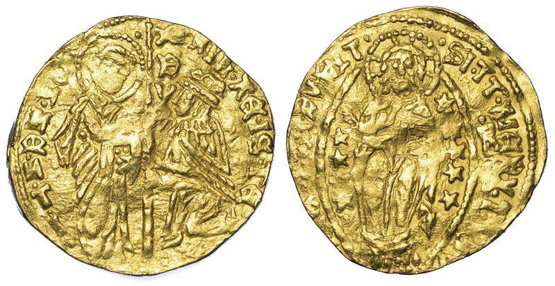 CHIOS. DOMINAZIONE GENOVESE (LA MAONA). DOGI ANONIMI, 1347-1415. Imitazione orientale del ducato veneziano di Michele Steno, 1400-1413.  - Auction Numismatics - Cambi Casa d'Aste