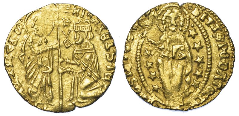 CHIOS. DOMINAZIONE GENOVESE (LA MAONA). DOGI ANONIMI, 1347-1415. Imitazione orientale del ducato veneziano di Michele Steno, 1400-1413.  - Auction Numismatics - Cambi Casa d'Aste