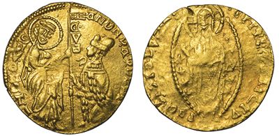 Chiarenza. Roberto D'angiò Principe di Acaia, 1346-1364. Imitazione Orientale del Ducato Venezian...