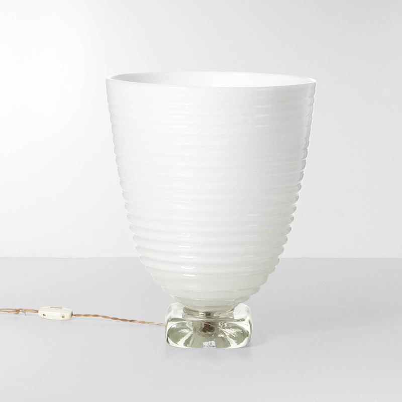 Ferro Toso Barovier : Lampada da tavolo  - Auction Design - Cambi Casa d'Aste