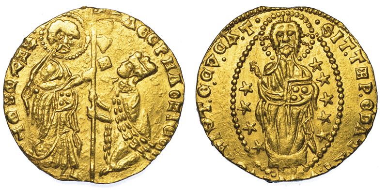 BEILICATI TURCHI D'ANATOLIA - DOMINAZIONE OTTOMANA DELL'ASIA MINORE (XIV-XX sec.) Imitazione orientale del ducato veneziano di Pietro Gradenigo, 1289-1311.  - Auction Numismatics - Cambi Casa d'Aste