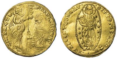 Chiarenza. Roberto D'angiò Principe di Acaia, 1346-1364. Imitazione Orientale del Ducato Venezian...