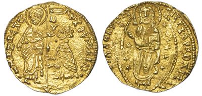 Chios. Dominazione Genovese (la Maona). Dogi Anonimi, 1347-1415. Imitazione Orientale del Ducato ...
