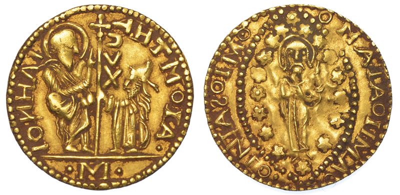 ZECCA INCERTA (INDIA?). Imitazione orientale dello zecchino veneziano.  - Asta Numismatica - Cambi Casa d'Aste
