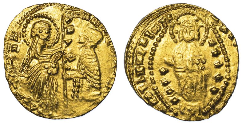 BEILICATI TURCHI D'ANATOLIA - DOMINAZIONE OTTOMANA DELL'ASIA MINORE (XIV-XX sec.) Imitazione orientale del ducato veneziano di Andrea Dandolo, 1343-1354.  - Asta Numismatica - Cambi Casa d'Aste