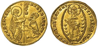 Chiarenza. Roberto D'angio' Principe di Acaia, 1346-1364. Imitazione Orientale del Ducato Venezia...