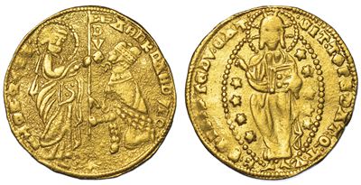 Chiarenza. Roberto D'angio' Principe di Acaia, 1346-1364. Imitazione Orientale del Ducato Venezia...