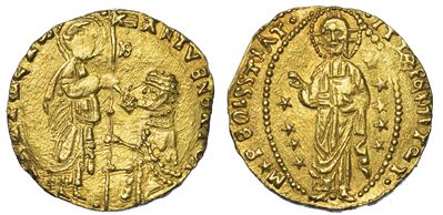 Chios. Dominazione Genovese (la Maona). Dogi Anonimi, 1347-1415. Imitazione Orientale del Ducato ...