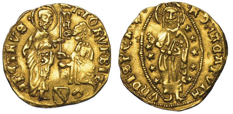 STATO PONTIFICIO. SENATO ROMANO, 1184-1439. Ducato. Monetazione del sec. XV.  - Auction Numismatics - Cambi Casa d'Aste