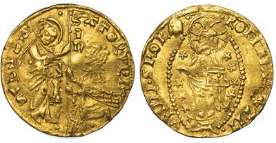 Stato Pontificio. Senato Romano, 1184-1439. Ducato. Monetazione del Sec. XV.