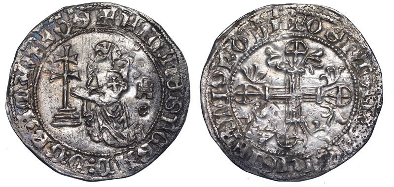 RODI. JOHN FERNANDEZ DI HEREDIA (32º Gran Maestro dell'Ordine dei Cavalieri Ospitalieri di Rodi e Malta), 1376-1396. Gigliato.  - Auction Numismatics - Cambi Casa d'Aste