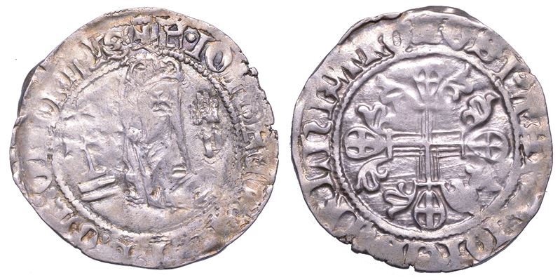 RODI. JOHN FERNANDEZ DI HEREDIA (32º Gran Maestro dell'Ordine dei Cavalieri Ospitalieri di Rodi e Malta), 1376-1396. Gigliato.  - Auction Numismatics - Cambi Casa d'Aste