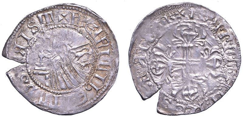 RODI. FILIBERT DE NAILLAC (34º Gran Maestro dell'Ordine dei Cavalieri Ospitalieri di Rodi e Malta), 1396-1421. Gigliato.  - Auction Numismatics - Cambi Casa d'Aste