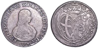 Malta. Francisco Ximenez De Texada (69º Gran Maestro Dell'ordine dei Cavalieri Ospitalieri di Rod...