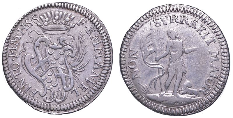 MALTA. EMANUELE PINTO (68º Gran Maestro dell'Ordine dei Cavalieri Ospitalieri di Rodi e Malta), 1741-1773. 6 Tarì.  - Auction Numismatics - Cambi Casa d'Aste