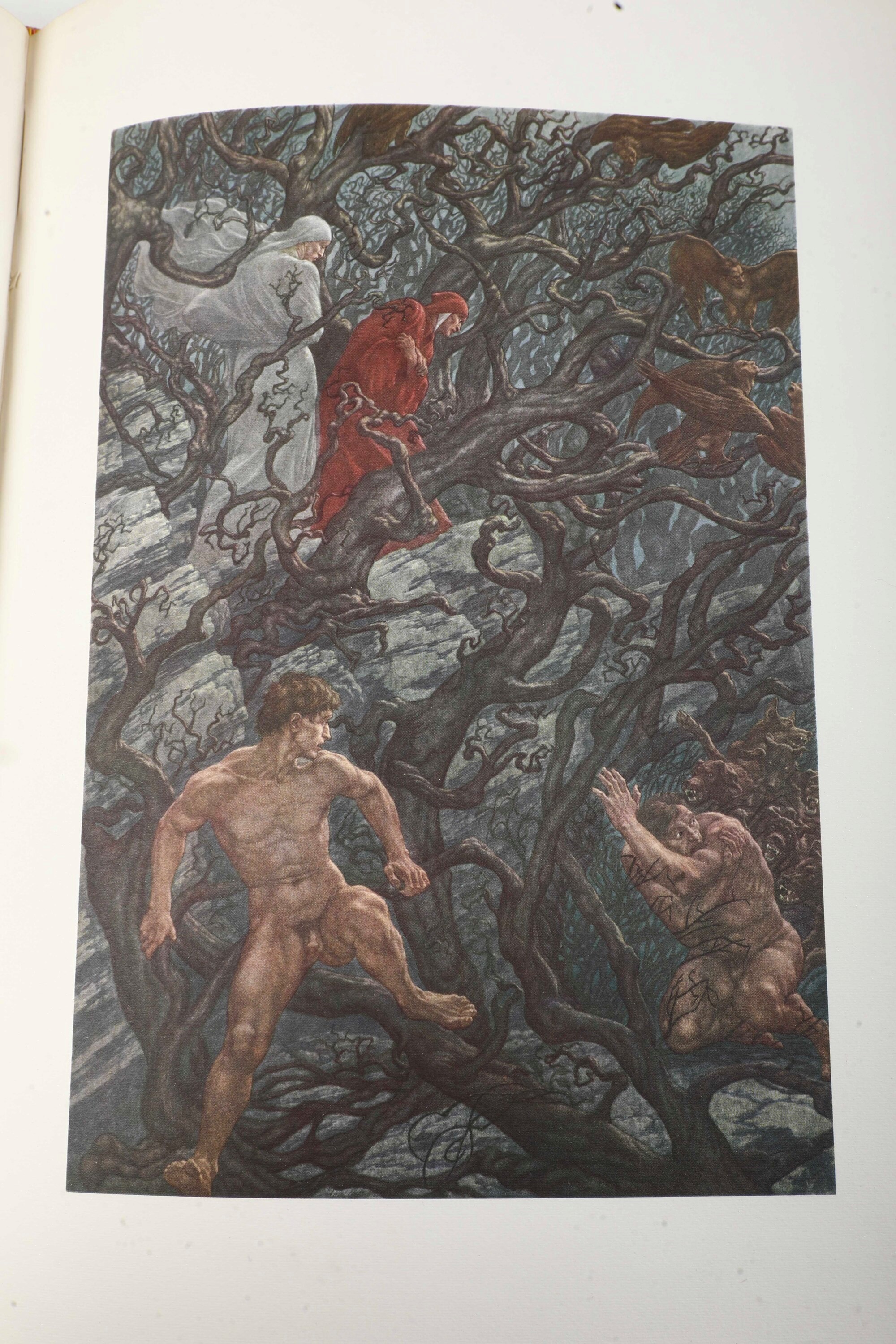 Dante Alighieri - Amos Nattini la Divina Commedia. Note Illustrative di Dino Provenzale, Milano, ...