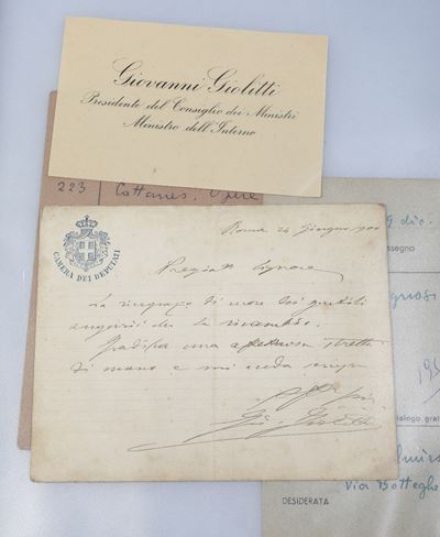 Collezione di 19 Autografi