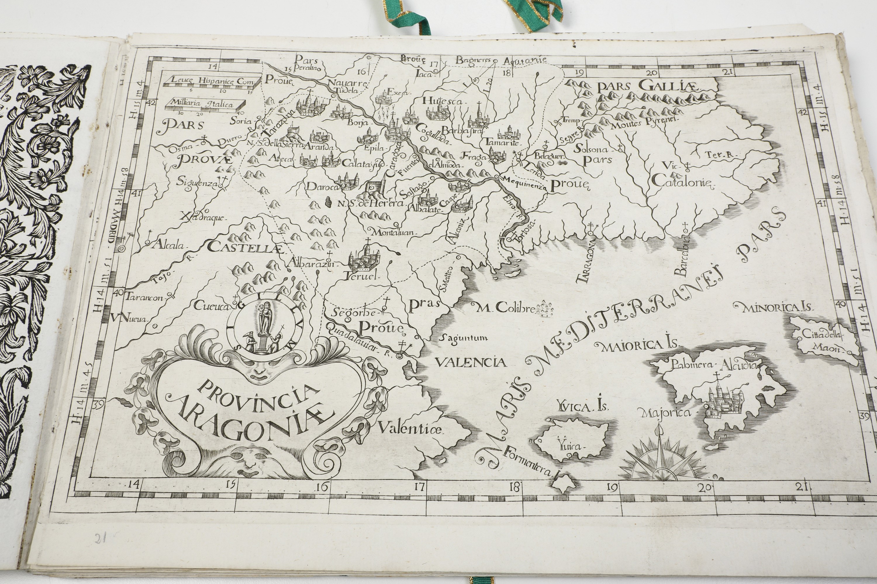 Autori Vari (mappe Attribuite a Giovanni da Montecalerio) Chorographica Descriptio Provinciarum, ...