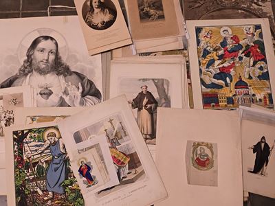 Collezione di Stampe a Soggetto Religioso, per lo Più XIX Secolo