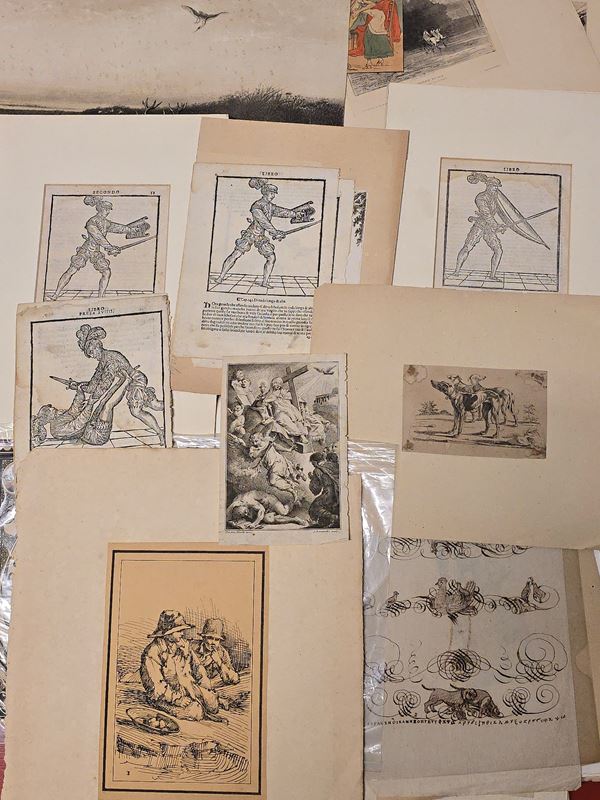 Collezione di stampe e alcuni disegni dal XVII al XX secolo