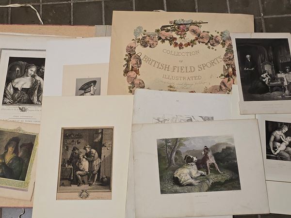 Collezione di stampe del XVIII-XIX secolo