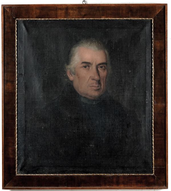 Scuola del XVIII secolo Ritratto di sacerdote