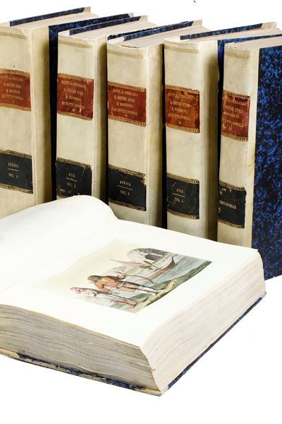 Ferrario Giulio (1767-1847) il Costume Antico e Moderno...milano, dalla Tipografia Dell'editore, ...