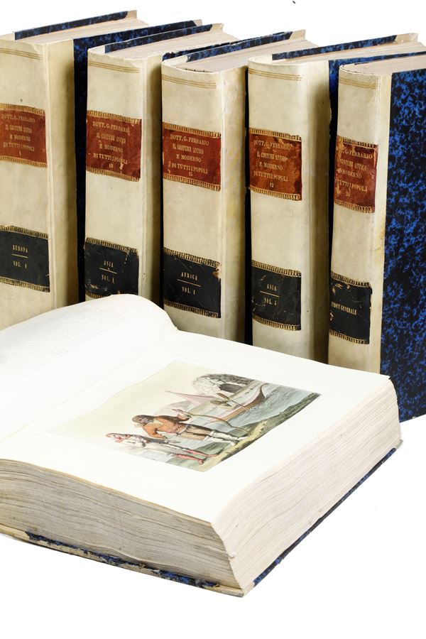 Ferrario Giulio (1767-1847) Il costume antico e moderno... Milano, Dalla Tipografia dell'editore, 1816-1829